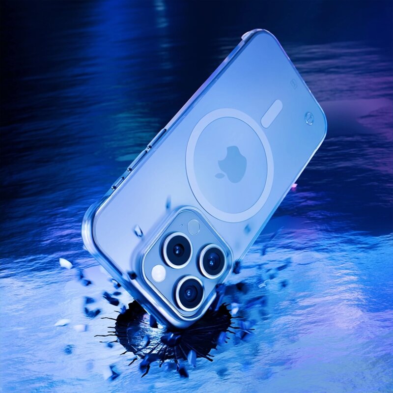 Husa iPhone 16 Pro 3mk Just20g MagCase, transparenta