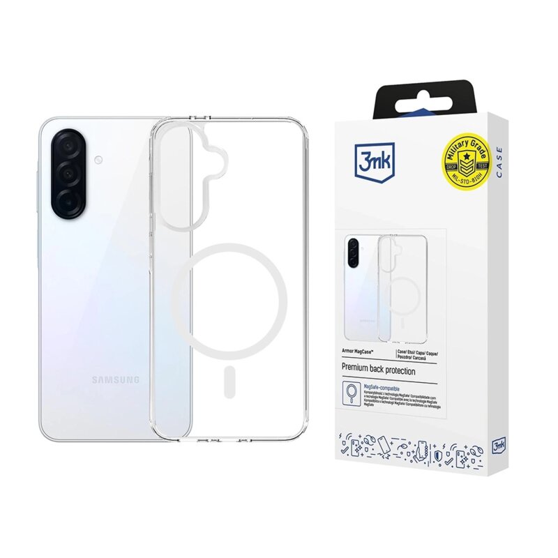 Husa Samsung Galaxy A36 5G 3mk Armor MagCase, transparenta