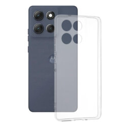 Husa Motorola Moto G86 Power Techsuit Clear Silicone, transparenta