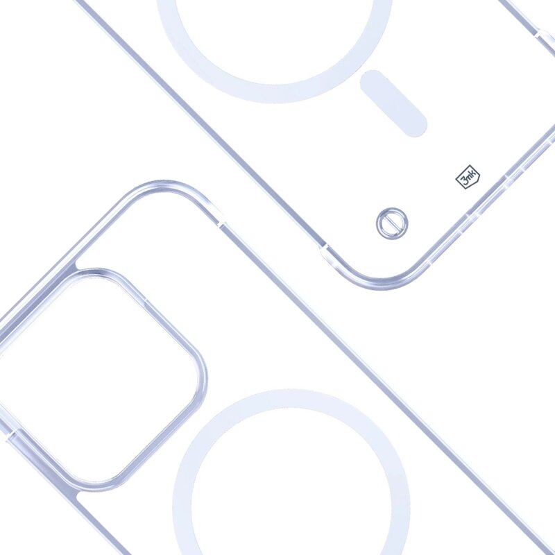 Husa iPhone 15 Pro Max 3mk Just20g MagCase, transparenta