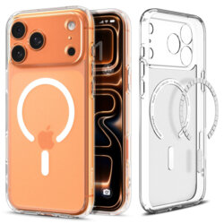 Husa iPhone 17 Pro Spigen Ultra Hybrid MagSafe, alb