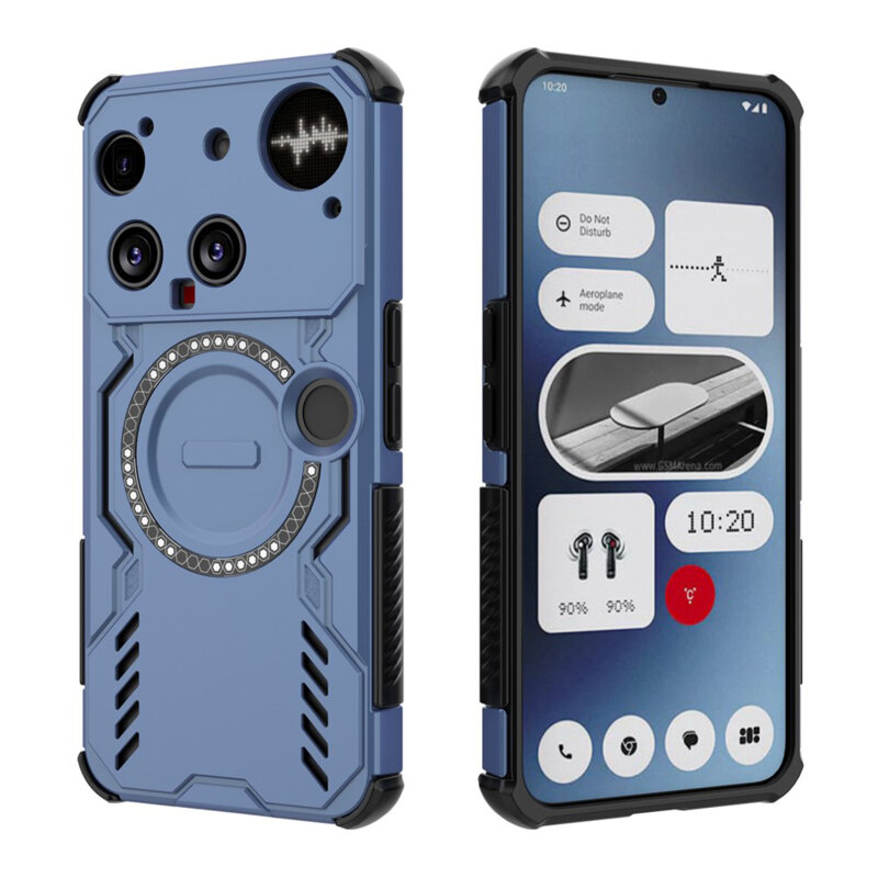 Husa Nothing Phone (3) Techsuit ArmorMag Case, albastru