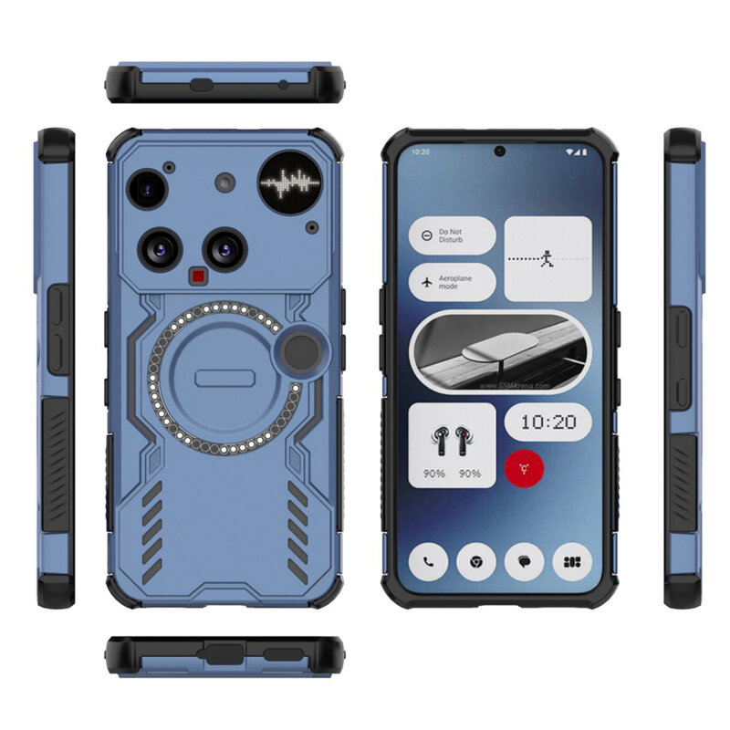 Husa Nothing Phone (3) Techsuit ArmorMag Case, albastru