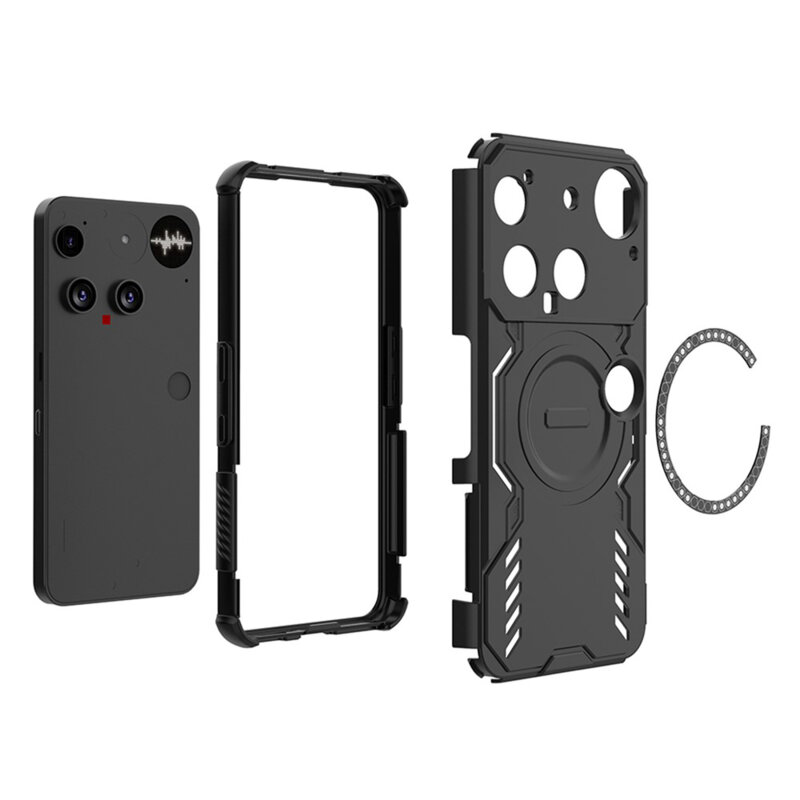 Husa Nothing Phone (3) Techsuit ArmorMag Case, albastru