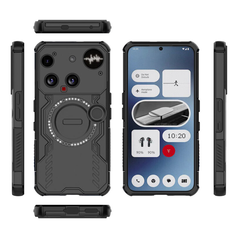 Husa Nothing Phone (3) Techsuit ArmorMag Case, negru