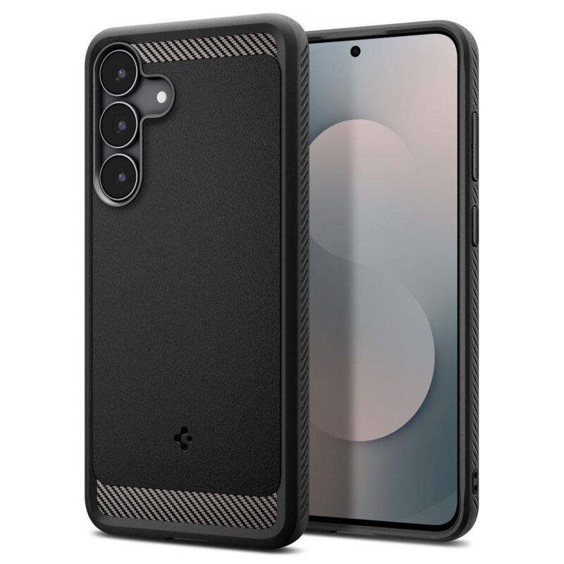 Husa Samsung Galaxy S25 FE Spigen Rugged Armor, negru