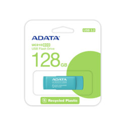 Stick USB 3.2 128GB Adata UC310 ECO, UC310E-128G-RGN, bleu