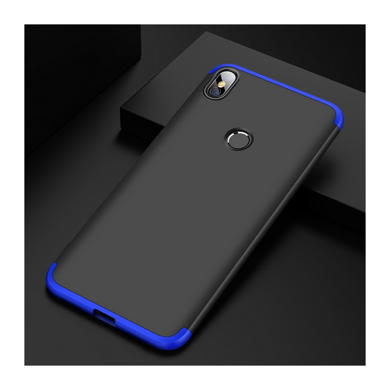 Husa Xiaomi Redmi S2 GKK 360 Full Cover Negru-Albastru