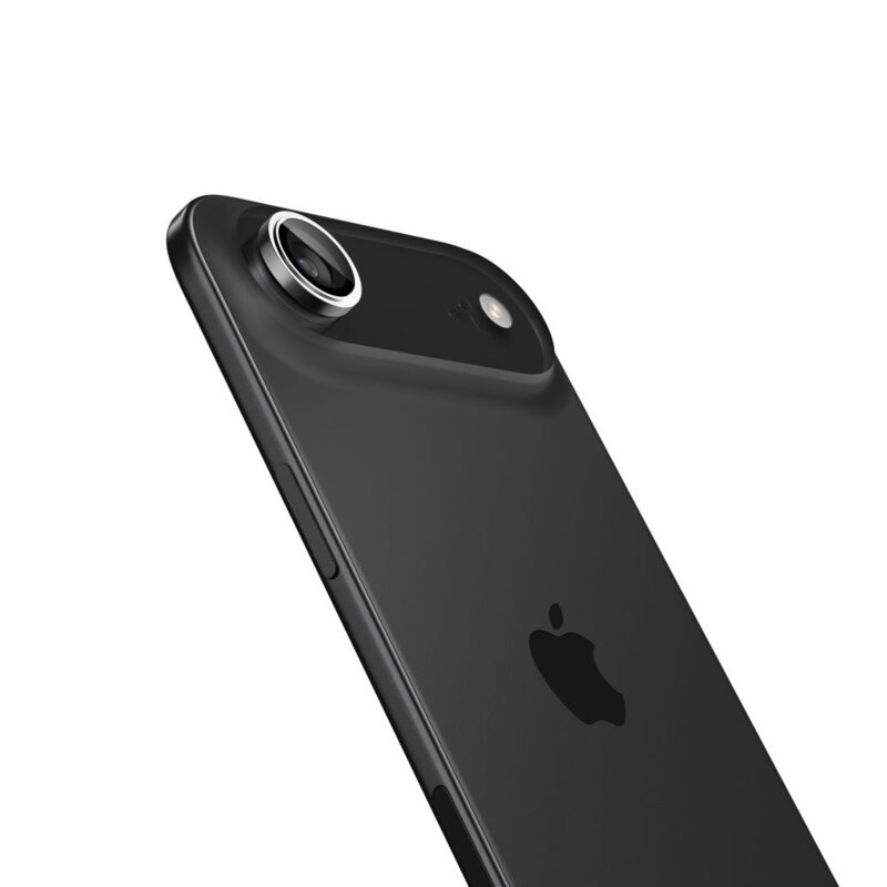 [Pachet 2x] Folie sticla camera iPhone 17 Air Spigen Glas.tR Optik EZ Fit Pro, argintiu