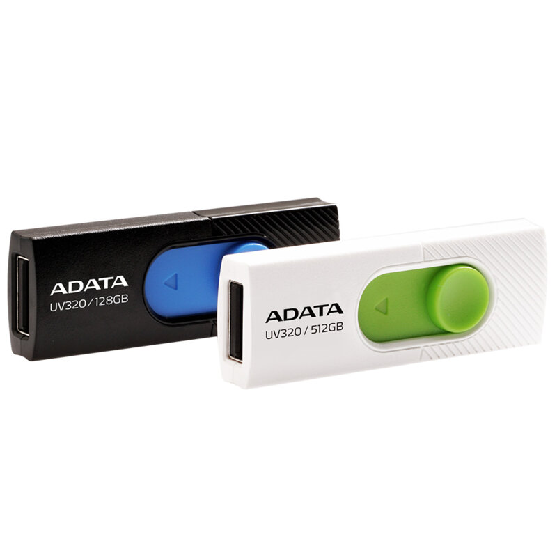 Stick USB 256GB Adata UV320, AUV320-256G-RWHGN, alb