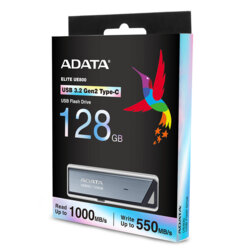 Stick Type-C 128GB metalic Adata UE800, AELI-UE800-128G-CSG, gri