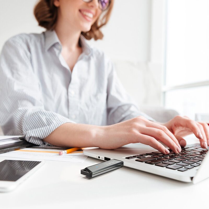 Stick Type-C 128GB metalic Adata UE800, AELI-UE800-128G-CSG, gri