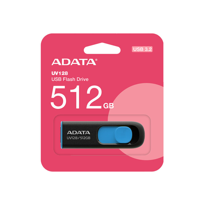 Stick USB 512GB Adata UV128, AUV128-512G-RBE, negru