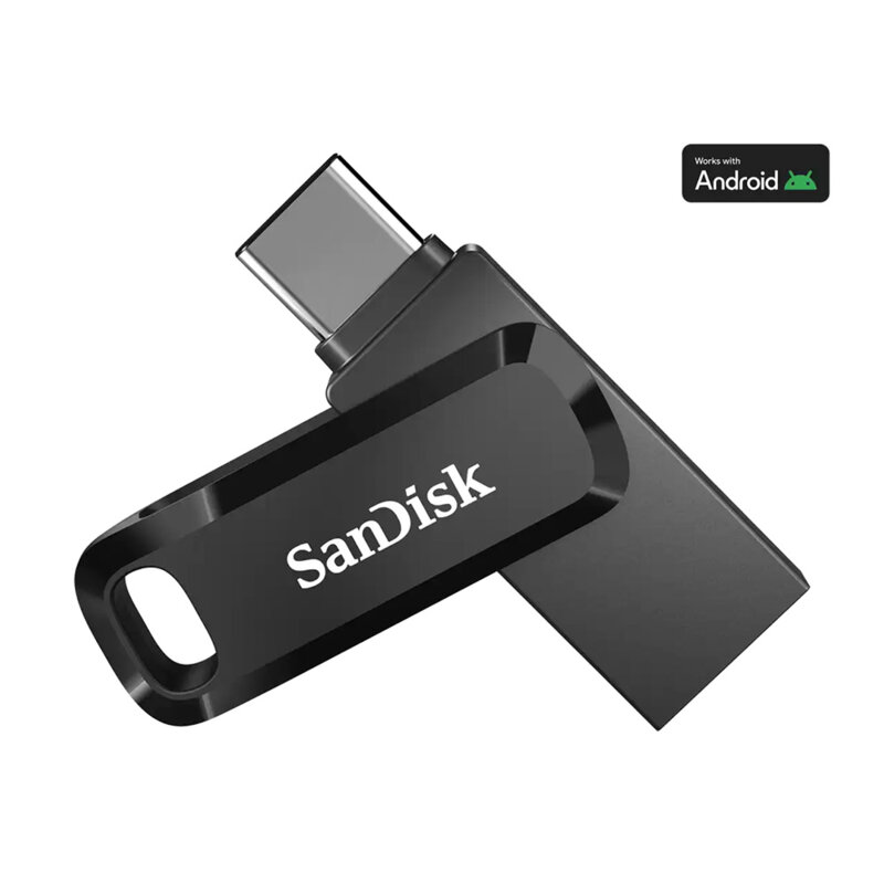 Stick USB, Type-C 256GB, 2in1 flashdrive SanDisk, SDDDC3-256G-G46, negru