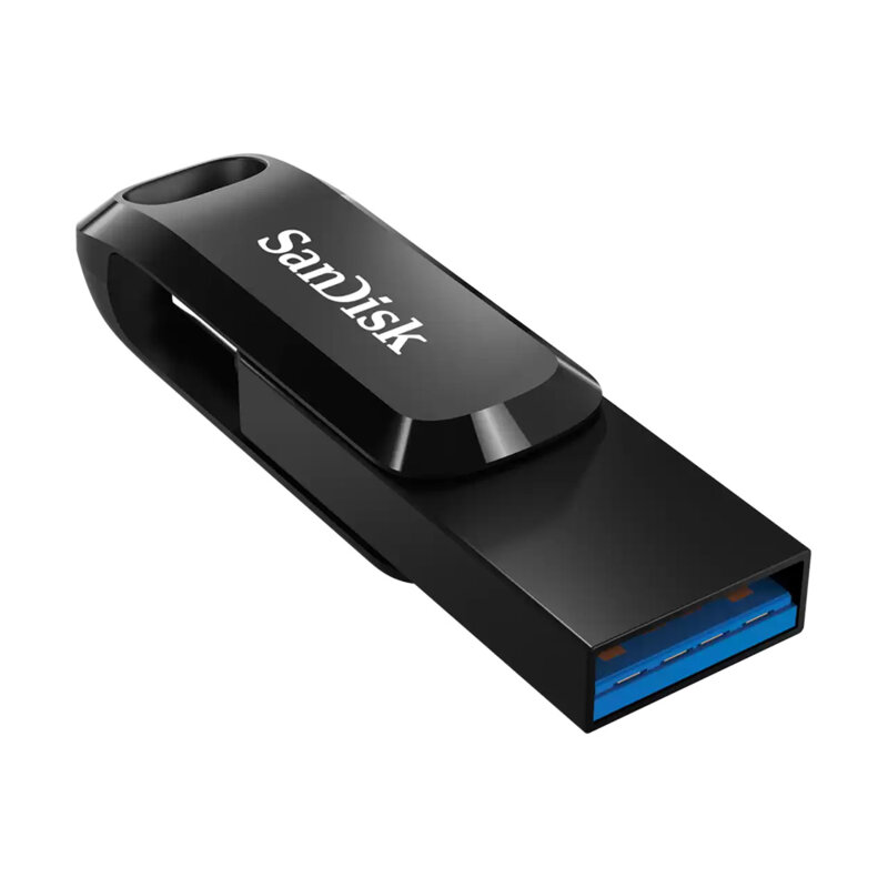 Stick USB, Type-C 256GB, 2in1 flashdrive SanDisk, SDDDC3-256G-G46, negru