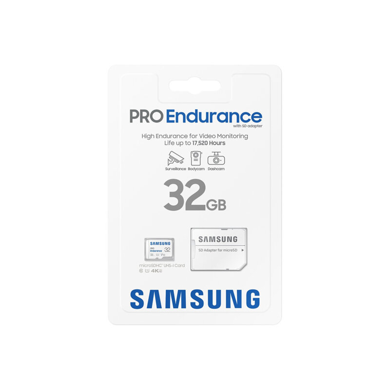 Card MicroSDXC 32GB Samsung PRO Endurance, Class 10, alb, MB-MJ32KA/EU