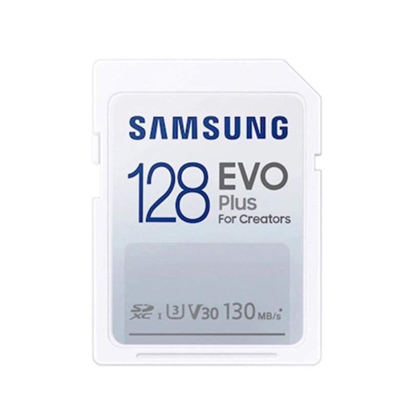 Card SDXC 128GB Samsung Evo Plus, Class 10, alb, MB-SC128K/EU