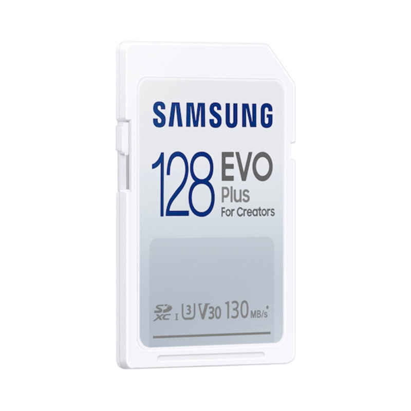 Card SDXC 128GB Samsung Evo Plus, Class 10, alb, MB-SC128K/EU