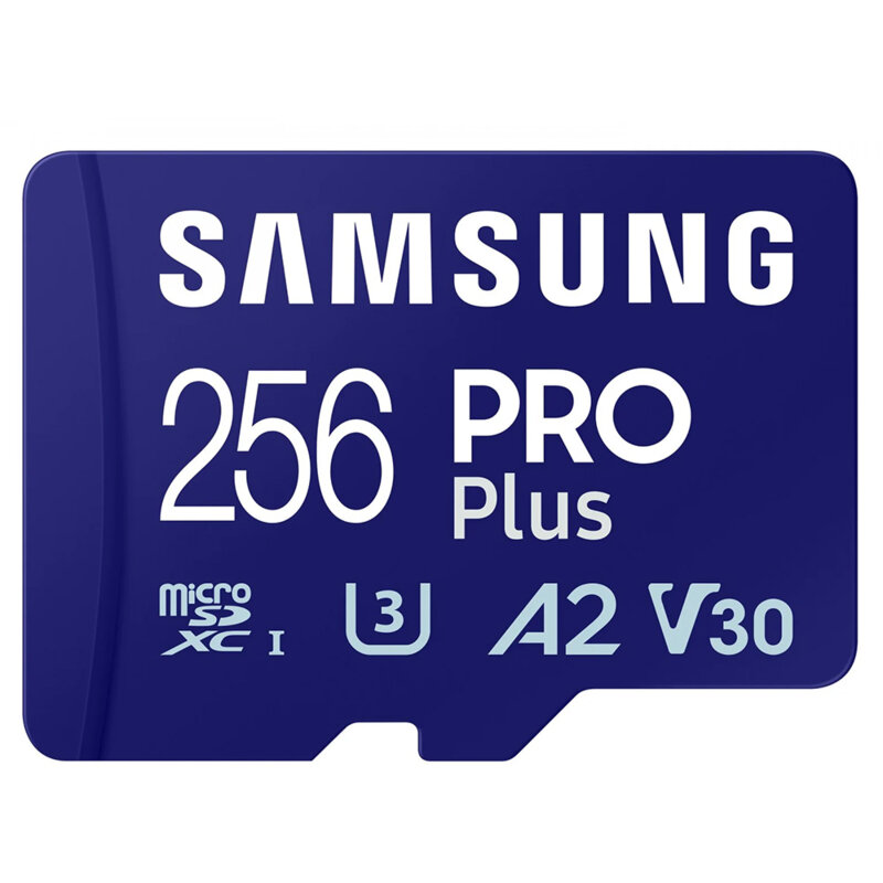 Card MicroSDXC cu adaptor 256GB Samsung PRO Plus, U3, alb, MB-MD256SA/EU