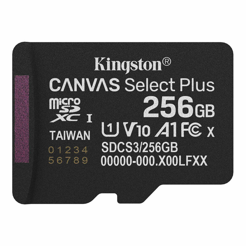 Card MicroSDXC 256GB Kingston Canvas Select Plus, SDCS3/256GBSP