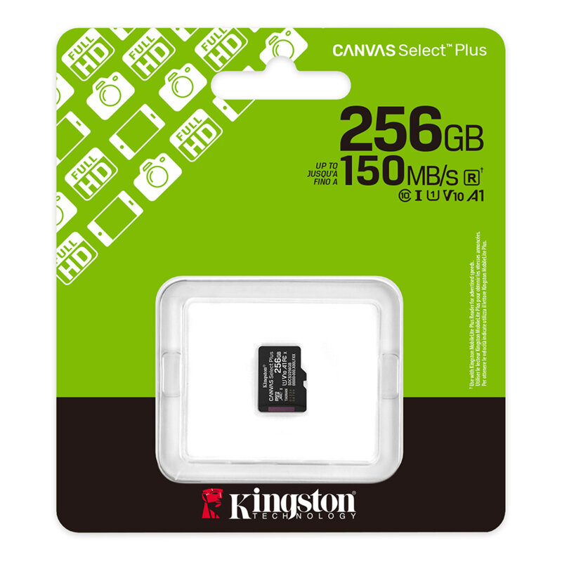 Card MicroSDXC 256GB Kingston Canvas Select Plus, SDCS3/256GBSP