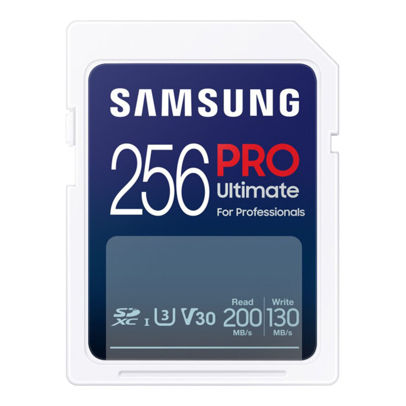 Card SDXC 256GB Samsung PRO Ultimate, U3, albastru, MB-SY256S/WW