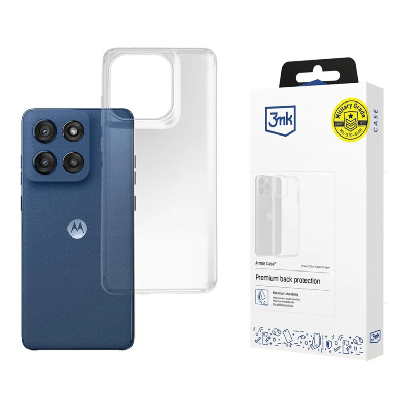 Husa Motorola Edge 60 3mk Armor Case, transparenta