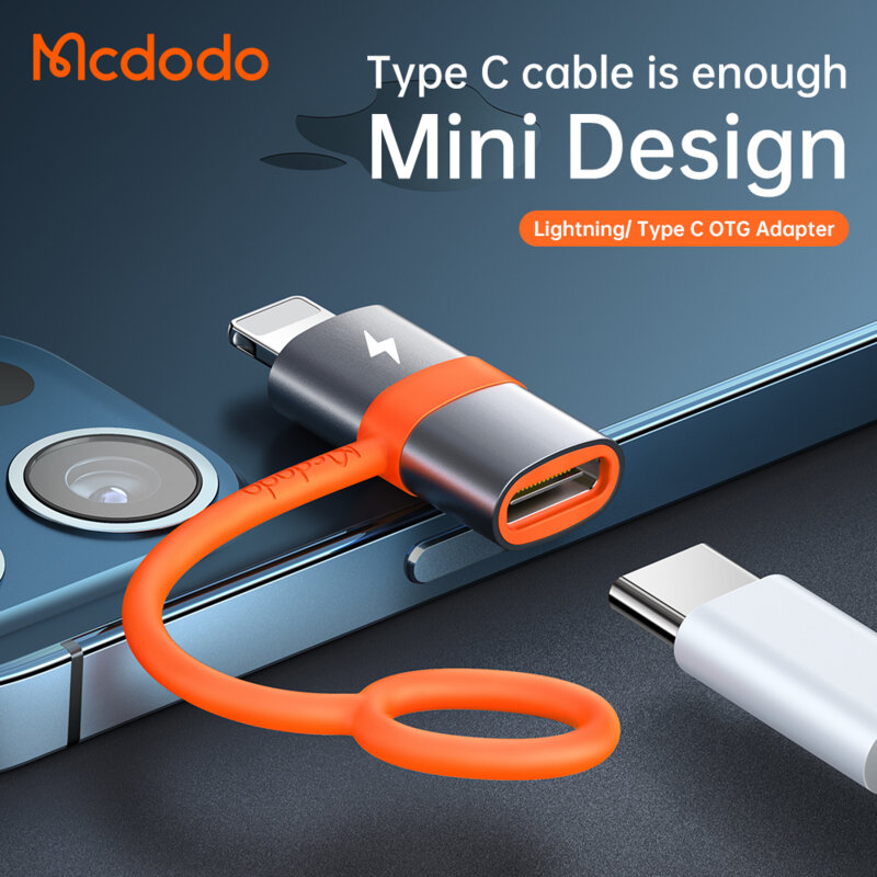 Adaptor Lightning la USB-C, 36W Plug&Play Mcdodo OT-0510, gri
