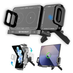 Suport auto cu incarcare wireless 15W, Techsuit ModoDock SW1
