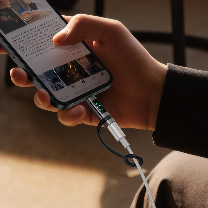 Adaptor USB-C la Lightning 36W cu display LED Mcdodo OT-2610