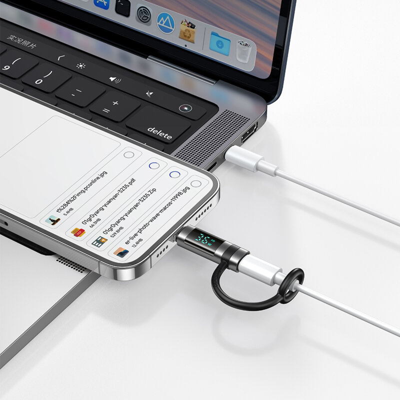 Adaptor USB-C la Lightning 36W cu display LED Mcdodo OT-2610