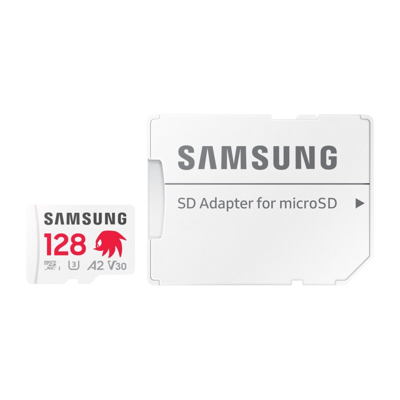 Card MicroSDXC cu adaptor SD 128GB Samsung PRO Plus SONIC, alb, MB-MD128SA/LC1