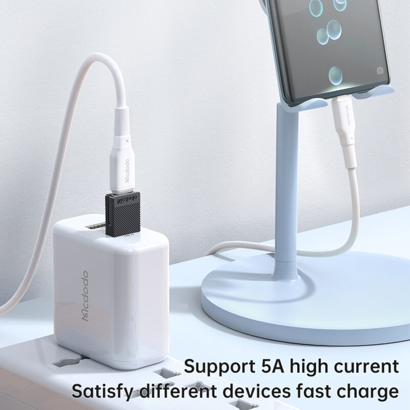Adaptor OTG Type-C la USB Fast Sync Mcdodo, negru, OT-6970