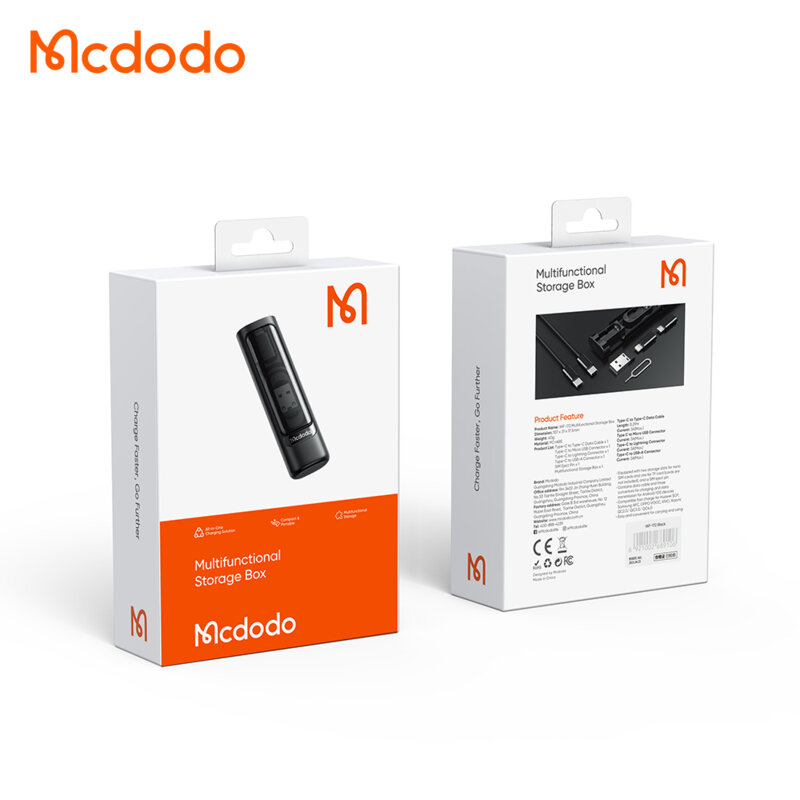 Kit multifunctional cablu+adaptoare+SIM eject pin Mcdodo, WF-1720