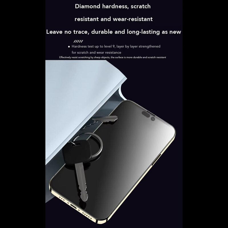 Folie sticla iPhone 15 ANANK 2.5D Anti-fingerprint Screen Protector, negru