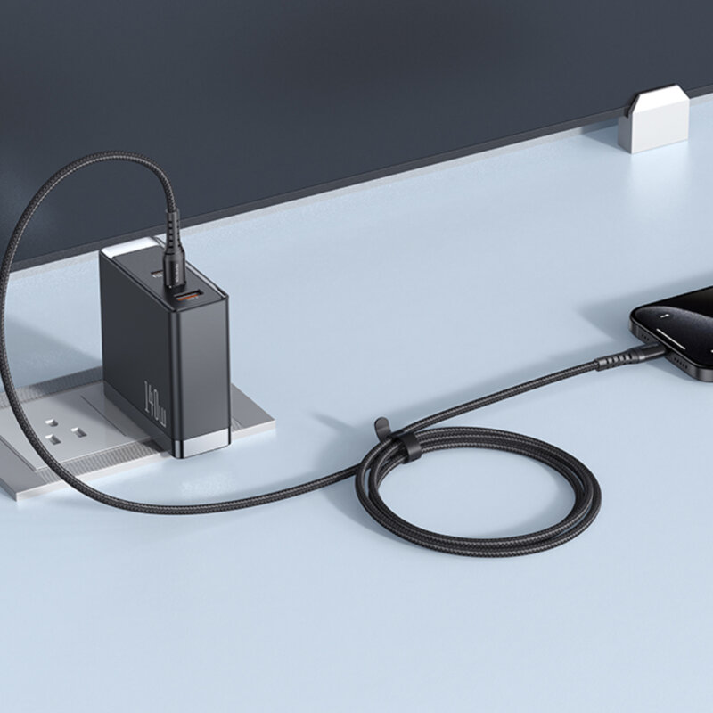 Cablu de date Type-C to Type-C, PD60W, 1m, Mcdodo, CA-5641, negru