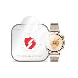 [Pachet 4x] Folie regenerabila premium Huawei Watch GT 6 41mm Smart Protection Classic, transparenta
