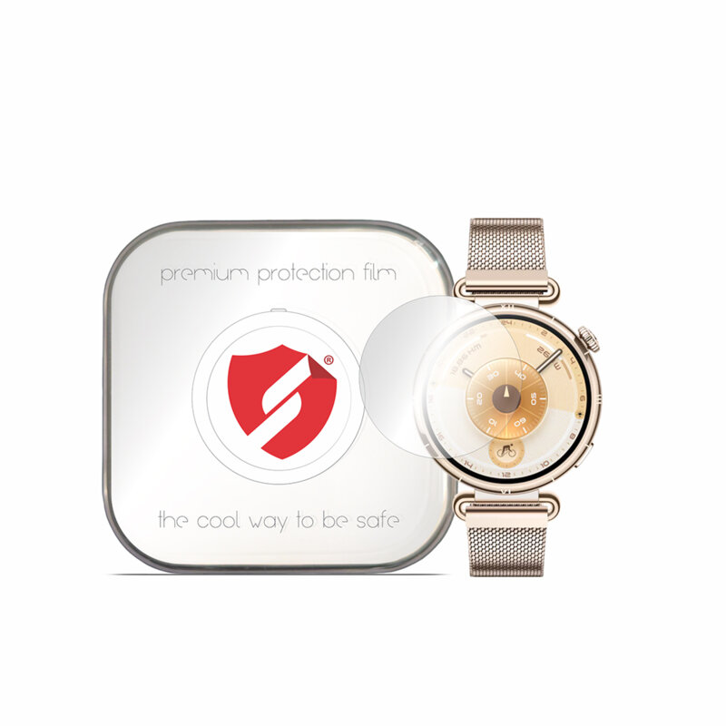 [Pachet 4x] Folie regenerabila premium Huawei Watch GT 6 41mm Smart Protection Classic, transparenta