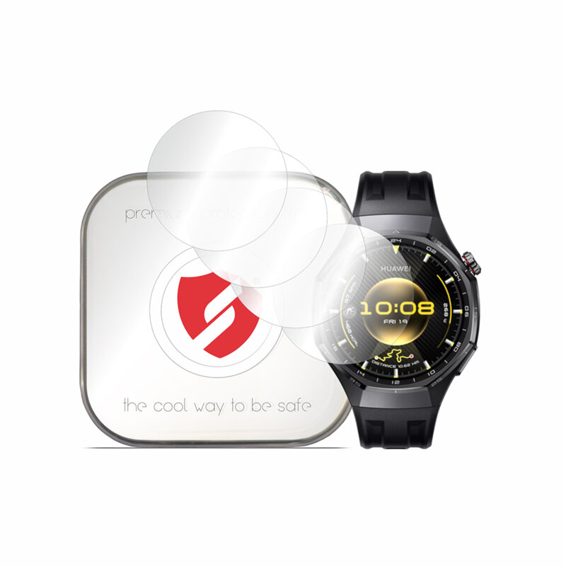 [Pachet 4x] Folie regenerabila premium Huawei Watch GT 6 Pro Smart Protection Classic, transparenta