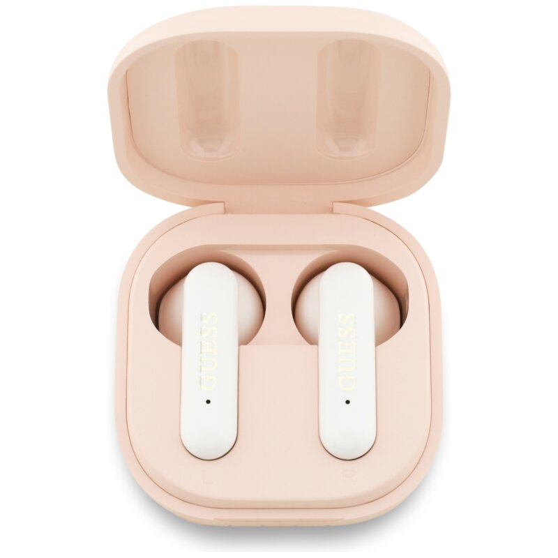 Casti Guess wireless Bluetooth, Type-C, roz, GUTWSJ7HE4GP
