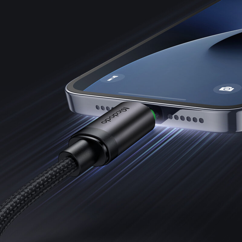 Cablu de date USB-C, Lightning, 36W, 1m, Mcdodo, CA-4820, negru