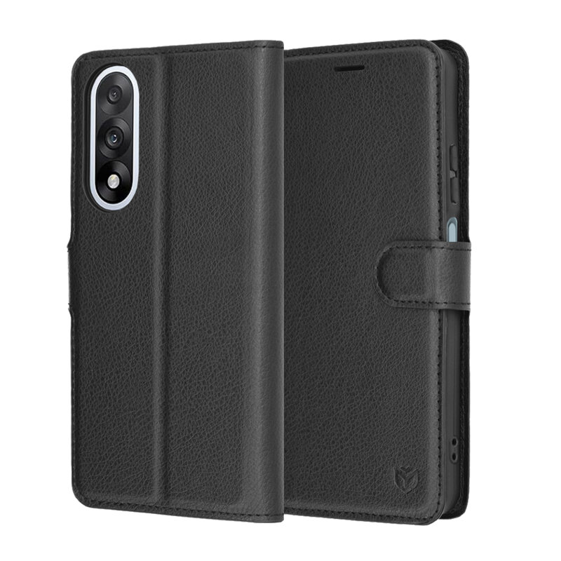 Husa OnePlus Nord 5 Techsuit Leather Folio, negru