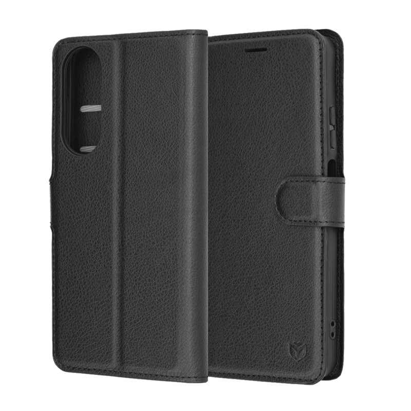 Husa OnePlus Nord 5 Techsuit Leather Folio, negru