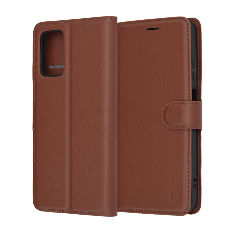 Husa Motorola Moto G05 Techsuit Leather Folio, maro