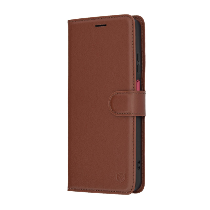 Husa Motorola Moto G05 Techsuit Leather Folio, maro