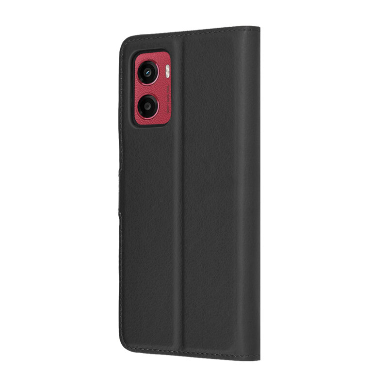Husa Motorola Moto G05 Techsuit Leather Folio, negru