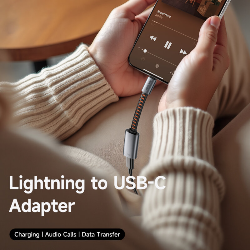 Adaptor OTG audio Lightning la Type-C Mcdodo, 24W, 0.1m, CA-4870