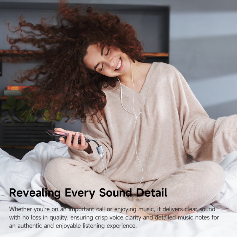 Adaptor audio Type-C, Jack, PD Fast Charge Mcdodo, 0.1m, CA-3120