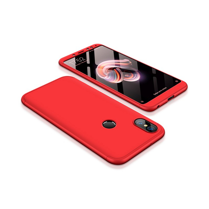 Husa Xiaomi Redmi Note 5 Pro GKK 360 Full Cover Rosu