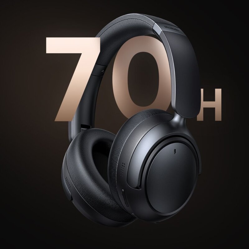 Casti wireless Bluetooth 5.3, ANC, Mcdodo T01 Series, negru, HP-1400